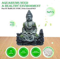 1 x RAW Customer Returns Uotyle Aquarium Decoration Buddha Aquarium Decoration Buddha Figure Aqua Decor Resin Buddha Statue For Fish - RRP €16.13