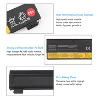 1 x RAW Customer Returns OYOMBA 68 0C52862 Laptop Battery Replacement for Lenovo ThinkPad T440 T440S T450 T450S W530 L430 L530 W550 W550s X240 X250 X260 45N1000 45N1001 45N1003 45N1004 45N1010 45N1013 2 6 Cells 72 Wh  - RRP €44.95