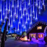 30 x Brand New aneeway Meteor Shower Rain Lights 480 LED Christmas Tree Fairy Lights 50cm x 10 Tubes Meteor Lights Waterproof Rain Lights for Party Garden Wedding Christmas Xmas Outdoor Indoor Decoration, Blue - RRP €801.3