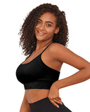 1 x RAW Customer Returns BeReady Women s Non-Wire Sports Bra Backless Bra Adjustable Padded Sports Yoga Bustier Women 1 3 Pack 1 Black XS - RRP €24.0