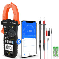 1 x Brand New LYCEBELL Current Clamp Meter, LC-7200APP Bluetooth Digital Multimeter for AC DC Current Voltage Resistance Capacitance Frequency Diode Continuity Temperature NCV - RRP €48.19