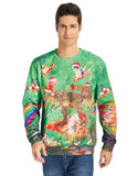 3 x RAW Customer Returns Rave on Friday Men s Women s Christmas Sweater Ugly Christmas Sweater Ugly Sweater Dinosaur Graphic Cool Sweatshirt Christmas Sweater S - RRP €54.66