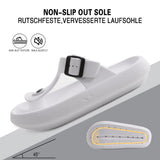 1 x RAW Customer Returns AONETIGER Men s Flip Flops Toe Separator Women s Non-Slip Thick Sole Bathing Shoes Soft Beach Sandals Slippers Cozy Slides White, 40EU  - RRP €22.99