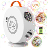 1 x RAW Customer Returns Weilim Soap Bubble Machine Automatic 90 360 Rotatable, Portable Bubble Maker for Children, Professional Bubble Machine, Electric Bubble Toy for Outdoor Wedding Birthday Party - RRP €36.04