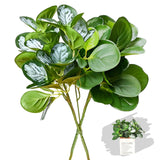 2 x Brand New Artificial Plants - Deceptively Real Green Eucalyptus Leaves - 2 Pieces Simulation for Wedding, Garden, Home, Office, Indoor and Outdoor Decoration - RRP €40.8