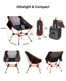 1 x RAW Customer Returns FBSPORT Camping Chairs Set of 2 Foldable Camping Chair Ultralight Lightweight up to 150 kg, Folding Chair with Carry Bag for Outdoor Beach Hiking Picnic Fishing - RRP €69.99