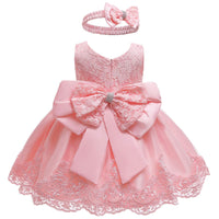 1 x RAW Customer Returns LZH Girl 3D Lace Flower Skirt Sleeveless Party Princess Dress - RRP €27.99