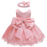 1 x RAW Customer Returns LZH Girl 3D Lace Flower Skirt Sleeveless Party Princess Dress - RRP €27.99