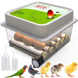 1 x RAW Customer Returns Okk bi OBI-12 automatic incubator for chickens, ducks other birds NEW 2024 fully automatic incubator temperature control humidity display integrated eggshell 5 YEARS PROTECTION - RRP €79.97