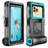 1 x RAW Customer Returns ShellBox Waterproof Mobile Phone Case 7.0 Inch Underwater Waterproof Mobile Phone Water Protective Case Mobile Phone Case Waterproof Swimming Bathing Compatible for iPhone 15 15 Pro 14 13 12 15 Pro Max Samsung S23 - RRP €36.99