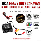 1 x RAW Customer Returns Riloer Car Digital Rear View Camera, 9V-36V HD Rear View Camera, Waterproof IP67 Front View CCD Camera Backup Camera for Truck Trailer Bus Van Heavy Transport 12-24Volt , with 18 Infrared S Night Vision - RRP €34.49