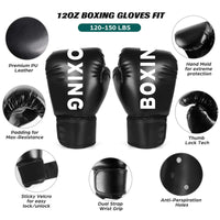 1 x RAW Customer Returns Odoland Punching Bag Set Unfilled 8 in 1, 120 cm Punching Bags with Boxing Gloves 12oz, Reflex Ball, Boxing Bandages, Chain Ceiling Hook, Skipping Rope, Punching Bag Adults for MMA Kickboxing Boxing - RRP €72.99