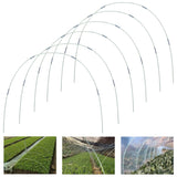 1 x RAW Customer Returns GGOUPTY Greenhouse Hoops 6 Sets of 7 Ft Removable Greenhouse Rings for Plant Cover Polytunnel Greenhouse Hoops Arches Plastic Fiberglass Planting Tunnel for Garden Fabric Garden Stakes - RRP €17.95