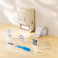 1 x RAW Customer Returns NIIMBOT B21 Label Printer with 1 Roll of Starter Tape, Bluetooth Self-Adhesive Labeling Machine, Labeling Machine Print Size 20-50mm Compatible with iOS and Android for Home, Office Beige  - RRP €59.48