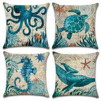 1 x RAW Customer Returns JOTOM Decorative Cushion Cover Spring Summer Autumn Winter for Fall Sofa Decorative Cushion Sofa Cushion Cover Car Home Bed Office Cafe Garden Outdoor 45 x 45 cm Set of 4 - RRP €16.13