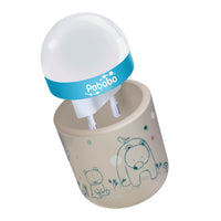 1 x RAW Customer Returns Pabobo - in the forest - portable LED soft night light for baby and child - rechargeable - 70 hours battery life without battery or wire - beige - RRP €28.45