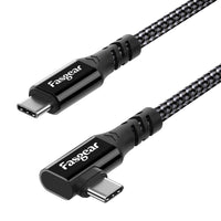 1 x RAW Customer Returns USB C Cable for Macbook Pro Fasgear SuperSpeed 20Gbps USB 3.2 Gen 2x2 Braided Type C Cable, 100W Fast Charging, 4K Thunderbolt 3 Video Output Compatible with iPad, Galaxy 1.8m, Black  - RRP €17.05