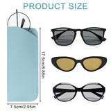 47 x Brand New Yolev 8 Pieces Glasses Case Soft Sunglasses Case Glasses Case Leather Portable Glasses Bag Travel Glasses Case Soft for Women and Men Travel Reading Glasses Case - RRP €1297.2