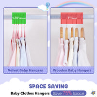 1 x RAW Customer Returns HOUSE DAY Pack of 60 children s velvet clothes hangers 35.5 cm wide - pink children s clothes hangers,  velvet children s clothes hangers, non-slip clothes hangers, space-saving with rotating hooks for 3-15 years - RRP €28.9