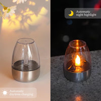 1 x RAW Customer Returns FREEPOWER 6x Solar Candles Outdoor Waterproof, Solar Powered Flameless LED Tea Lights Candles Flickering for Outdoor Lantern Garden Camping, Dusk To Dawn, Warm White, 6 x 9cm - RRP €20.16