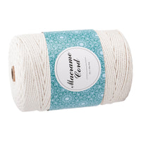 10 x Brand New Macrame Thread, 3mm x 300m, Premium Cotton Twine Macrame Twine for DIY Knitting Boho Decoration Wall Hanging Decoration Plant Hangers - RRP €192.0