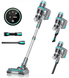 1 x RAW Customer Returns Belife Cordless Vacuum Cleaner, 45000pa 550W Cordless Vacuum Cleaner, 45 Minutes Running Time, Brushless Motor, LED Display, 6-in-1 Cordless Vacuum Cleaner for Pet Hair Hard Floors Carpet - RRP €179.99