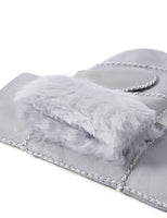 1 x RAW Customer Returns YISEVEN Women s Winter Sheepskin Lambskin Leather Gloves Wool Lined Thick Warm Fur Lining Fur Cuffs Lamb Merino Heated Gloves Gifts, Pastel Gray L - RRP €36.79