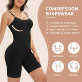 1 x RAW Customer Returns Niwicee Shapewear Women s Body Shaper Tummy Control Figure Shaping Full Body Shaping Bodysuits Slimming Seamless Thigh Skims Adjustable Strap Bodice Body Strong Shaping Bodysuit Women Black M - RRP €18.53