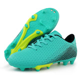 1 x RAW Customer Returns Hawkwell Unisex Kids Football Boots Training Shoes for Boys and Girls, Green, 33 EU - RRP €58.8