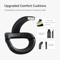 1 x RAW Customer Returns KIWI design Upgraded Head Strap Compatible with Quest 2 Accessory, Adjustable Elite Strap Reduce Head Pressure Comfortable in VR White - RRP €29.99