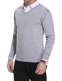 1 x RAW Customer Returns iClosam Men s Knitted Jumper Slim Fit Knitted Jumper with Stand-Up Collar and Zip, Grey, M - RRP €31.99