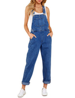 1 x RAW Customer Returns Roskiky Women s Overalls Overalls Women s Overalls Jeans Overalls Women s Casual Stretch Denim Overalls Women s Jeans Overalls With Pockets, Cody Blue, Xxl Overalls Women s Overalls - RRP €45.97