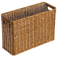 1 x RAW Customer Returns Yardenfun Newspaper Basket For Magazines Rectangular Storage Basket Toy Bin Storage Container For Clothes Wicker Wastepaper Basket Food Serving Basket Rattan Storage Basket - RRP €35.39