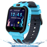 1 x RAW Customer Returns Kesasohe Smartwatch Children s GPS Waterproof, SOS Children s GPS Intelligent Watch Tracker with Mobile Phone Touchscreen Game Camera Voice Chat Alarm Clock for Boys Girls Student Gift - RRP €40.33