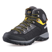 2 x Brand New GRITION Men s Hiking Shoes Waterproof Sports Boots Comfortable and Breathable High Walking Boots Trekking Winter Outdoor Sneakers Black Yellow - RRP €103.2