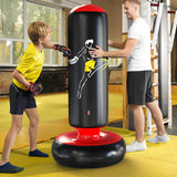 1 x RAW Customer Returns QPAU Kids Punching Bag High 168cm Gifts for Boys and Girls Ages 5-12 for Practicing Karate, Taekwondo, MMA and Relieving Pent-Up Energy in Children - RRP €51.99