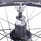 1 x RAW Customer Returns Bicycle hub disassembly tool freewheel hub freehub tool freewheel body removal and installation tool for mountain bike racing bike Silver Updated  - RRP €15.78