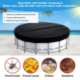 1 x RAW Customer Returns Round pool cover tarpaulin 305cm, winter pool cover, round pool cover for round pools, pool cover, UV-resistant summer winter solar pool cover 305cm  - RRP €27.99