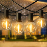 1 x RAW Customer Returns Outdoor String Lights, 36.5M 120FT G40 Outdoor LED String Lights with 60 2 Plastic Bulbs, Waterproof Garden Lights String Bulb for Outdoor Decorative, Party, Wedding - RRP €70.99