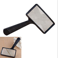 1 x RAW Customer Returns SunshineFace 5X Rectangular Magnifying Glass Handheld Magnifying Glass for Elderly Reading Hobby Repair Observation - RRP €13.99