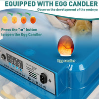 1 x RAW Customer Returns Fully automatic incubator, 12-16 eggs incubator poultry eggs incubator with automatic rotation system, incubator chickens with humidity monitoring and temperature control - RRP €57.67