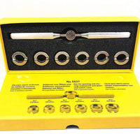 1 x RAW Customer Returns Retro Watch Case Opening Removal, 7 Pieces Various Sizes with Storage Case Watchmaker Repair Kit with Ideal for Rolex Tudor - Silver - RRP €23.89