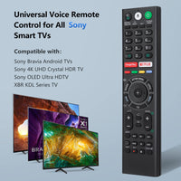 1 x RAW Customer Returns Voice controlled replacement remote control for Sony TV remote for Sony TVs and Sony Bravia TVs for all Sony 4K UHD LED LCD HD Smart TVs - RRP €25.2