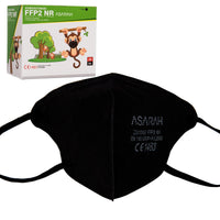 35 x Brand New ASARAH FFP2 masks size S black mini respirator mask EU CE 1463 certified EN149 2001 A1 2009 face mask dust masks 20 pieces hygienically individually packaged - RRP €211.4