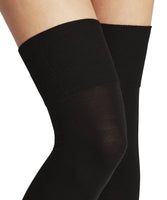 1 x RAW Customer Returns FALKE women s over-the-knee socks Softmerino W OK wool long plain 1 pair, Black Black 3009 , 37-38 - RRP €32.89