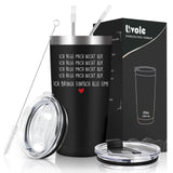 1 x RAW Customer Returns Livole Birthday Gifts for Men, Boyfriend, Colleague, Men s Gifts Christmas, I Don t Get Angry, 600 ml Stainless Steel Wine Glasses with Straw, 12 oz Double-Walled Vacuum Insulated Wine Tumbler - RRP €18.99