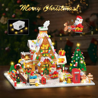 1 x RAW Customer Returns INSOON Advent Calendar 2024 Gingerbread House Construction Toy with LED Light, 24-Day Christmas Countdown Mini Building Block Toy 1763 Pieces, Gift for Adults Children Girls Boys from 10  - RRP €55.99