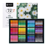 1 x RAW Customer Returns Artecho Oil Pastels 72 Strong Color Set, lightfast colors, soft touch, easy mixing and shading, ideal for artists, hobby painters, school. - RRP €19.99