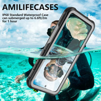 1 x RAW Customer Returns ANTSHARE Samsung Galaxy S21 FE Case Waterproof Shockproof Full Body Protective Case with Screen Protector Heavy Duty Cover Phone Case for Galaxy S21 FE 6.4 Inch 2022 Black - RRP €20.99