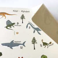 1 x RAW Customer Returns Desk pad for children Dino ABC made of premium vinyl plastic - BPA free 60 x 40 cm Made in Germany - RRP €24.0